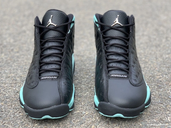 Cheap Green Black Air Retro Jordan Island 13 414571-030 0714